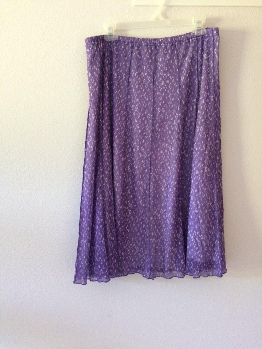 Coldwater Creek Size PL P14 Elastic Waist Skirt